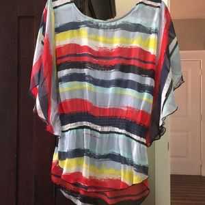 Women’s Colorful Stripe Blouse